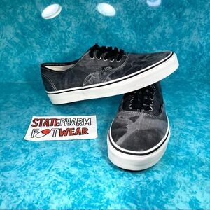 Vans Authentic 'Denim Destroy' Women’s Grey Low Top Shoes